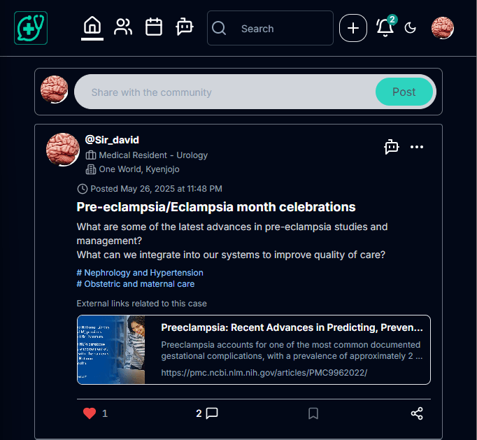 Healthcare technology team